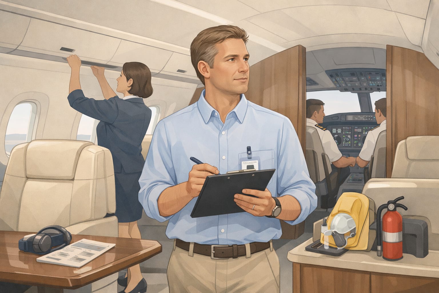 What a Safety Manager Is Responsible for in Business Aviation